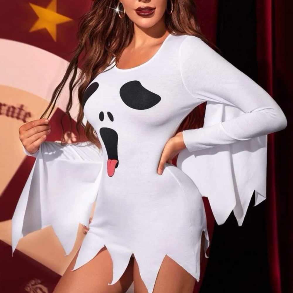 Halloween Ghost 👻 Dress NWT - Picture 3 of 4